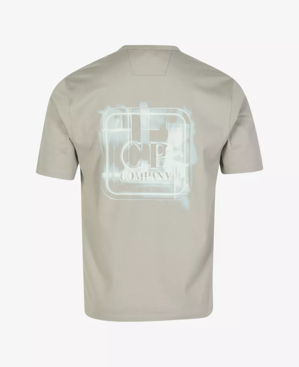 C.P. Company T-shirt - Lichtgrijs 2 C.P. Company C.P. Company T-shirt - Lichtgrijs