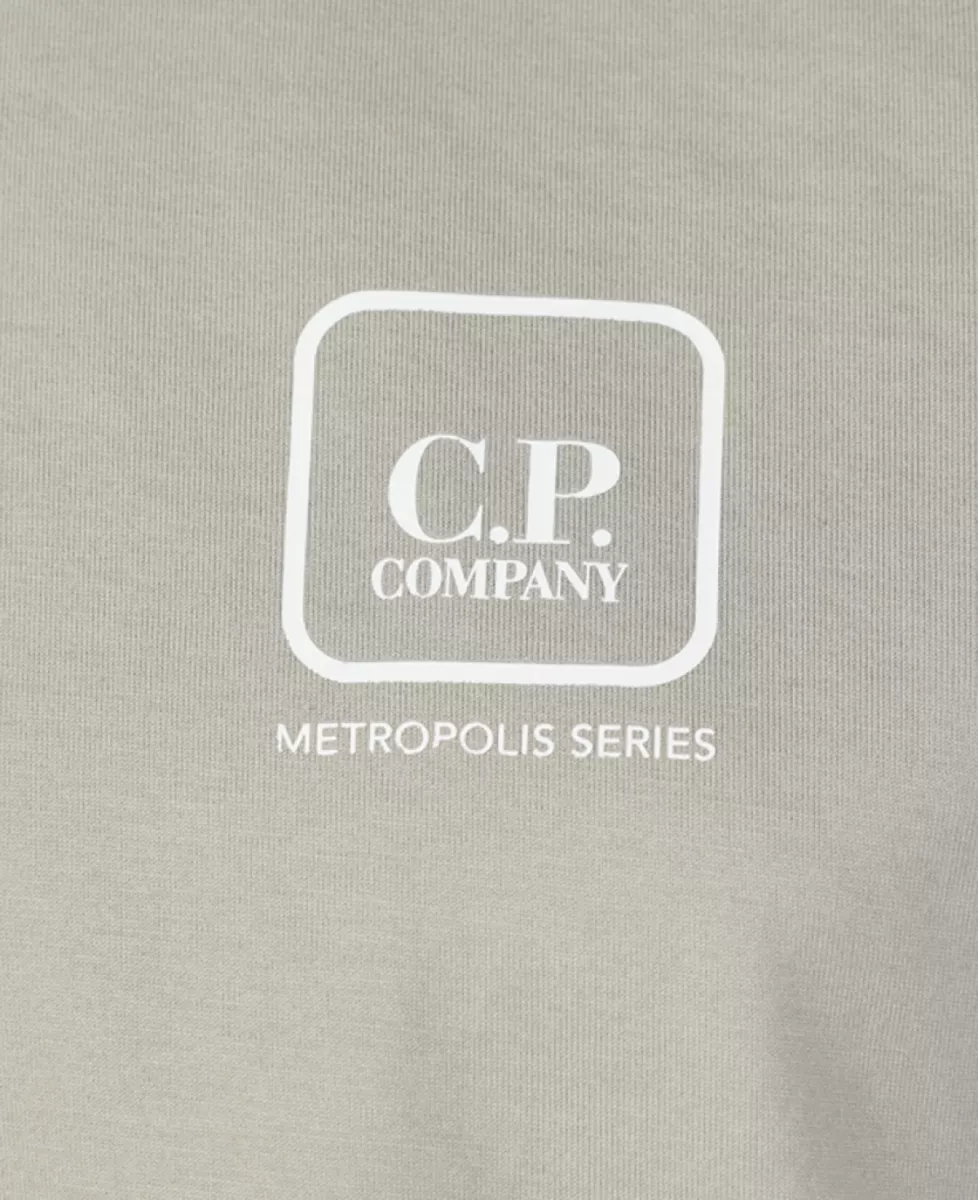 C.P. Company T-shirt - Lichtgrijs 3 C.P. Company C.P. Company T-shirt - Lichtgrijs