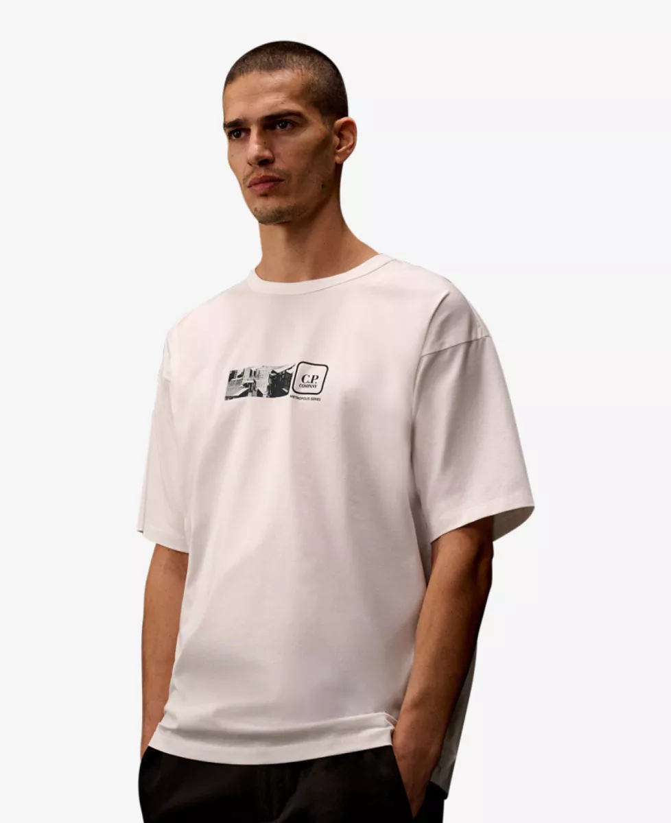 C.P. Company T-shirt - Wit 3 C.P. Company C.P. Company T-shirt - Wit