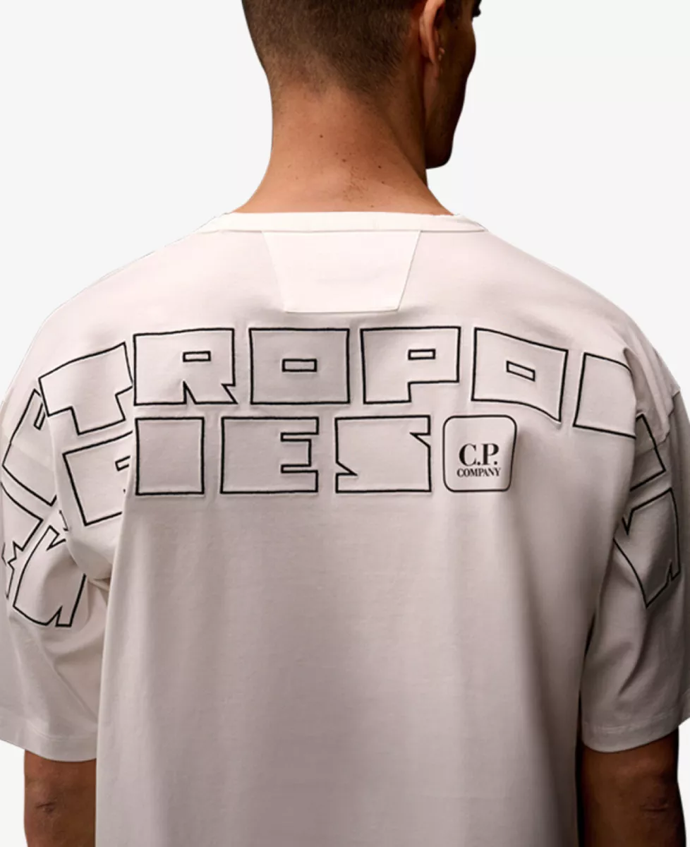 C.P. Company T-shirt - Wit 5 C.P. Company C.P. Company T-shirt - Wit