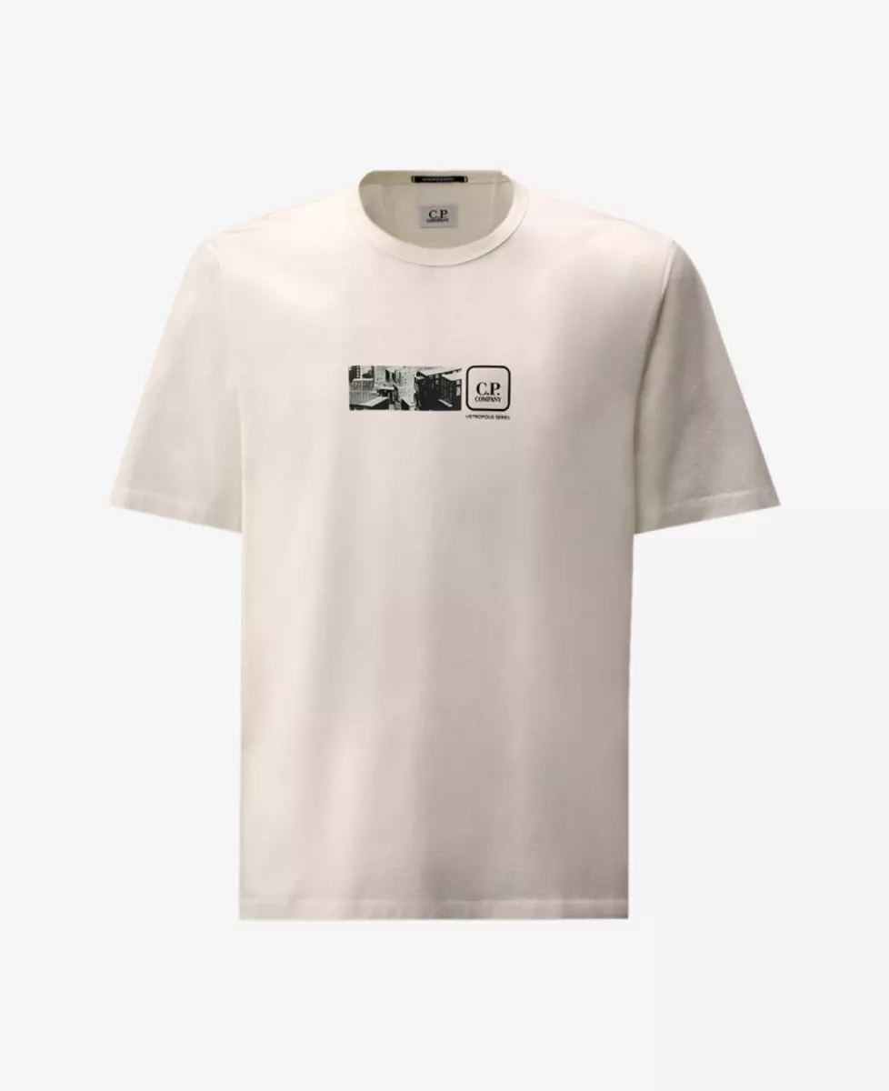 C.P. Company T-shirt - Wit 1 C.P. Company C.P. Company T-shirt - Wit