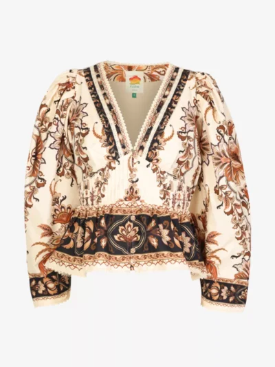Farm Rio Farm Rio Blouse - Zand