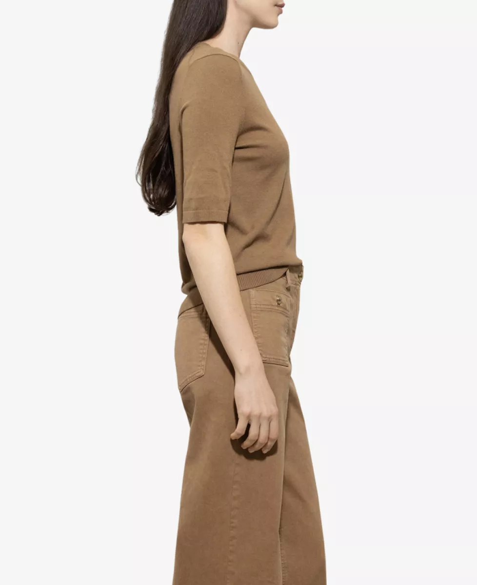 Luisa Cerano Feinstrick-Pullover - Cognac 4 Luisa Cerano Luisa Cerano Feinstrick-Pullover - Cognac