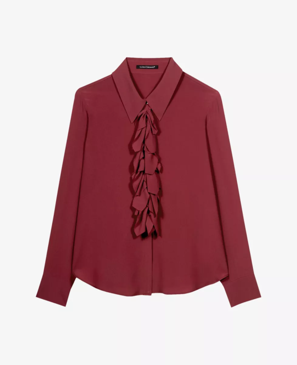 Luisa Cerano Bluse - Rood 1 Luisa Cerano Luisa Cerano Bluse - Rood