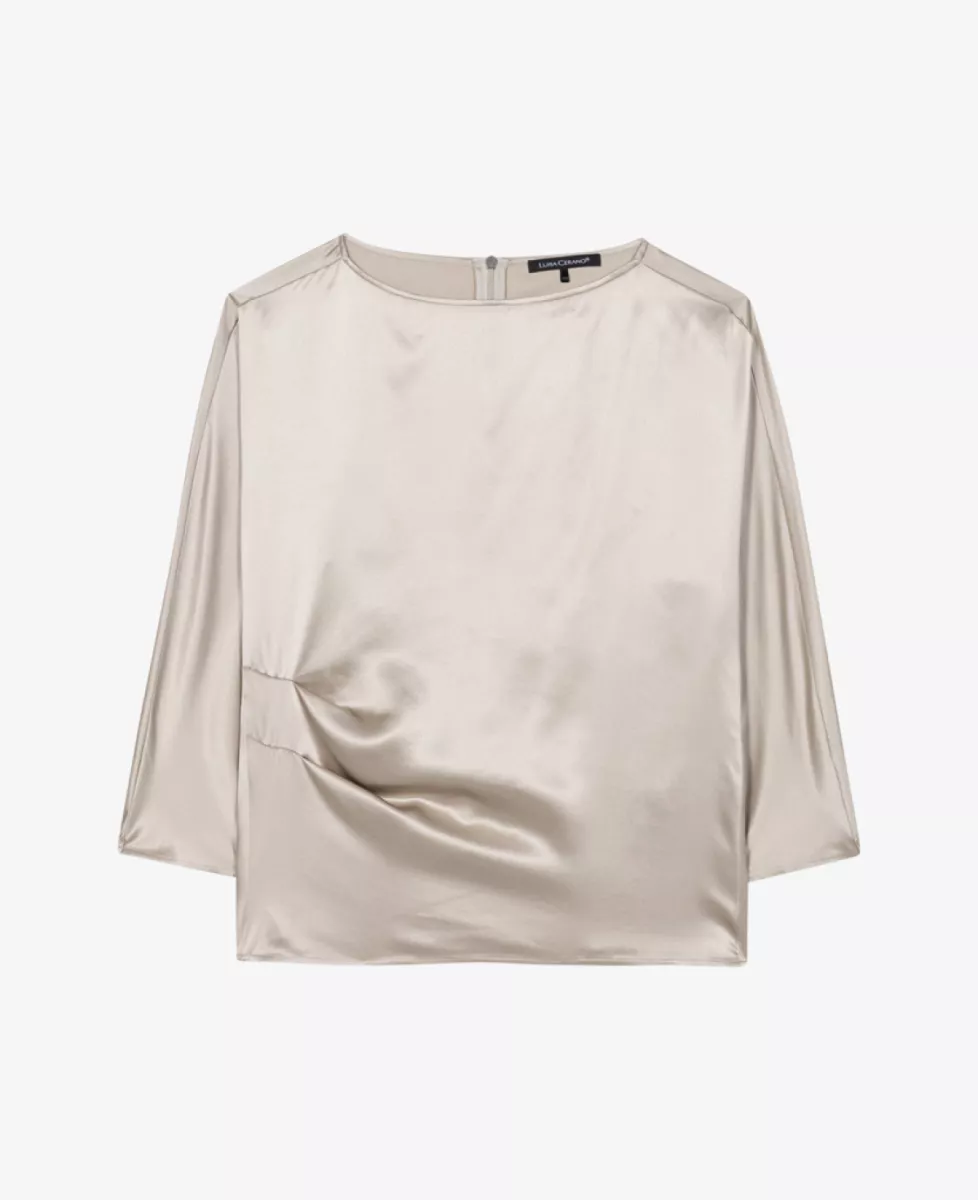 Luisa Cerano Bluse - Bruin 1 Luisa Cerano Luisa Cerano Bluse - Bruin