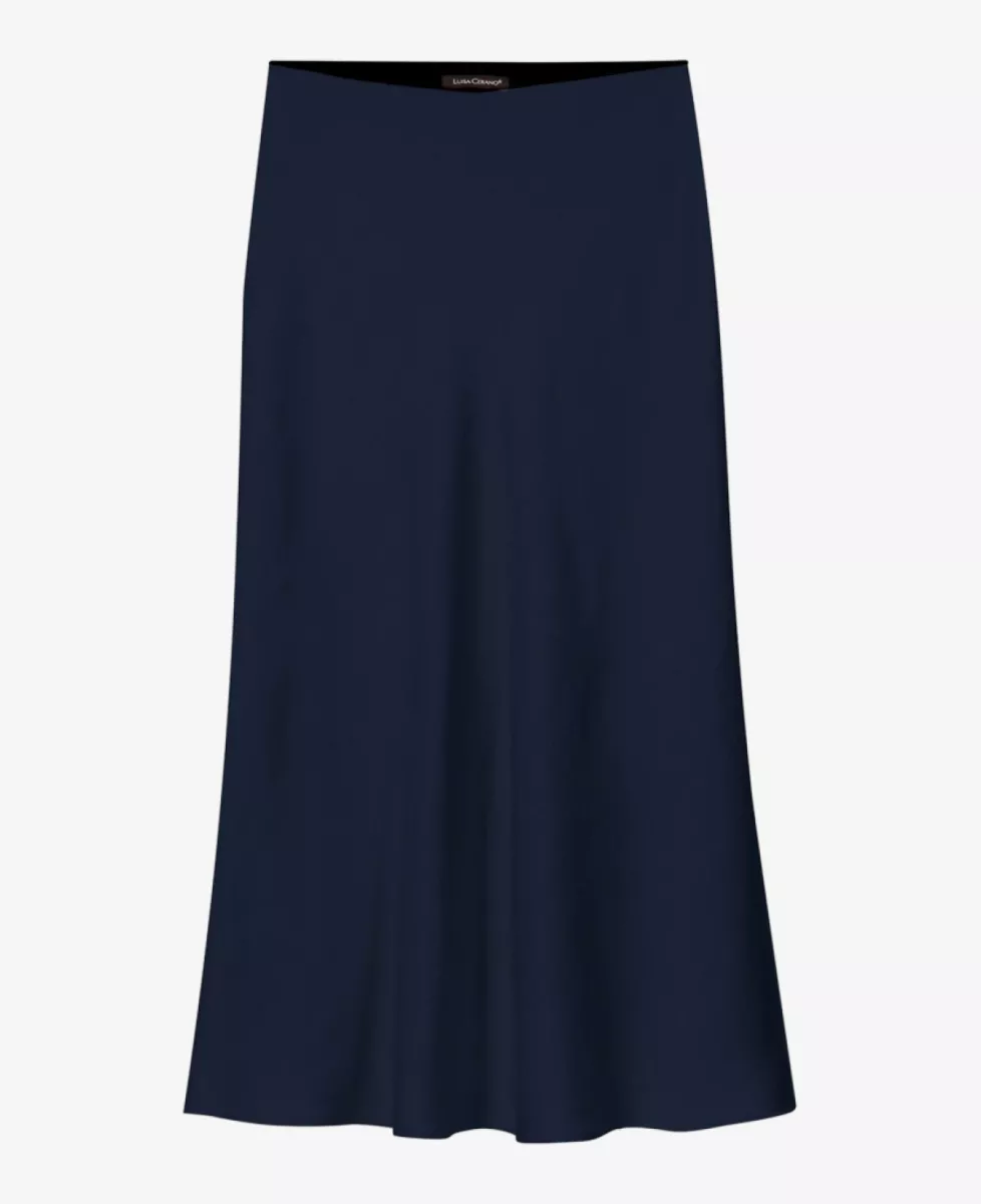 Luisa Cerano Satin-Rock - Blauw 1 Luisa Cerano Luisa Cerano Satin-Rock - Blauw