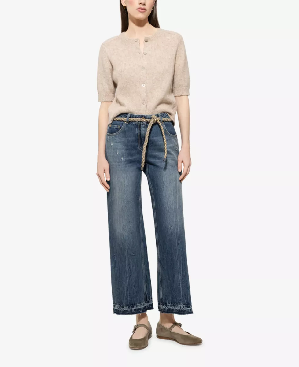Luisa Cerano Wideleg-Tencel-Denim - Denimblauw 2 Luisa Cerano Luisa Cerano Wideleg-Tencel-Denim - Denimblauw