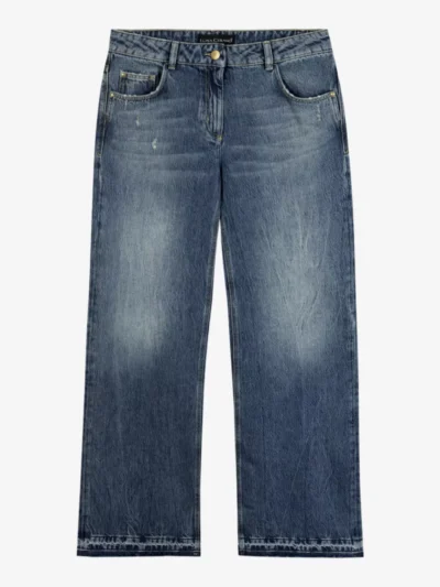 Luisa Cerano Luisa Cerano Wideleg-Tencel-Denim - Denimblauw