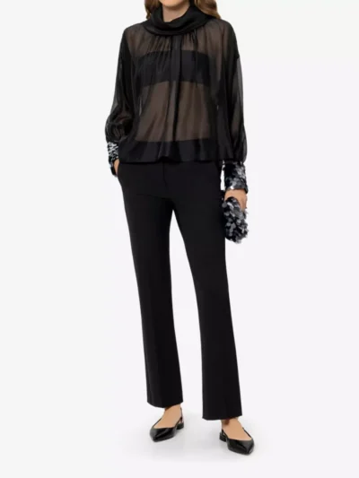 Luisa Cerano Luisa Cerano Babyflare-Pants - deep black