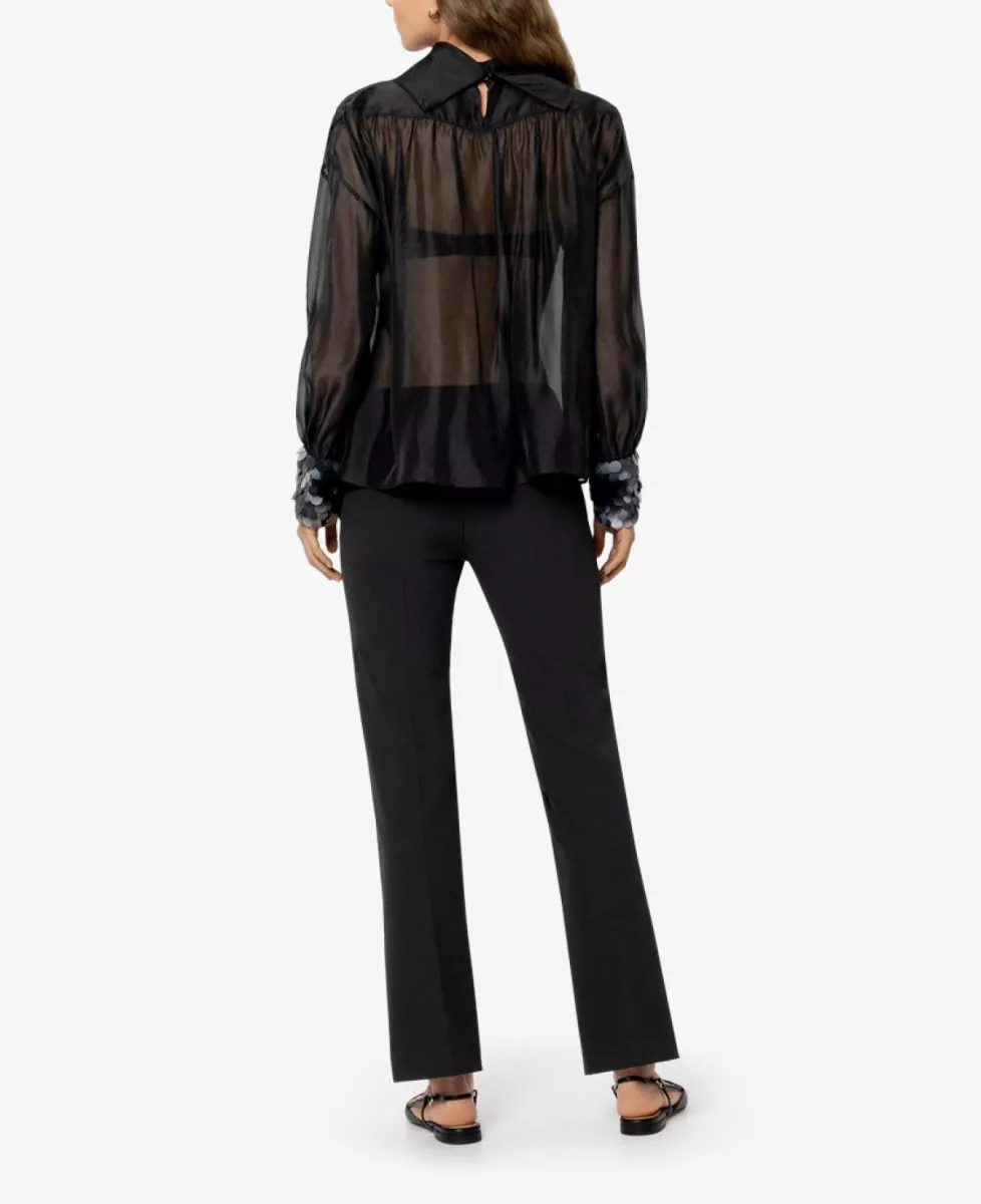 Luisa Cerano Babyflare-Pants - deep black 4 Luisa Cerano Luisa Cerano Babyflare-Pants - deep black