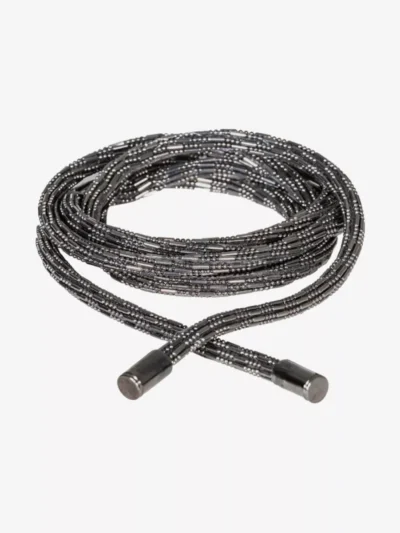 Luisa Cerano Luisa Cerano Gürtel mit Metallperlen - platin