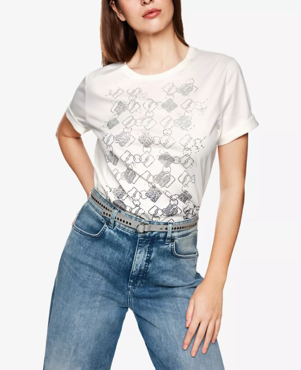 Marc Cain Sports t-shirt - Ecru 2 Marc Cain Sports Marc Cain Sports t-shirt - Ecru