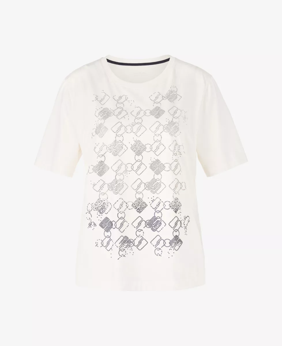 Marc Cain Sports t-shirt - Ecru 1 Marc Cain Sports Marc Cain Sports t-shirt - Ecru