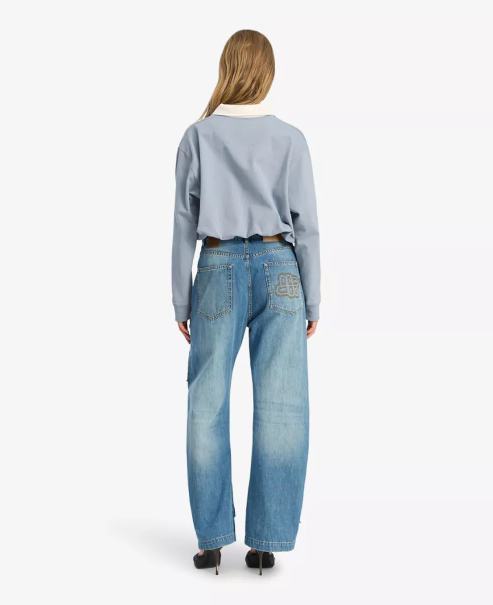 Munthe Sweater - Blauw 6 Munthe Munthe Sweater - Blauw