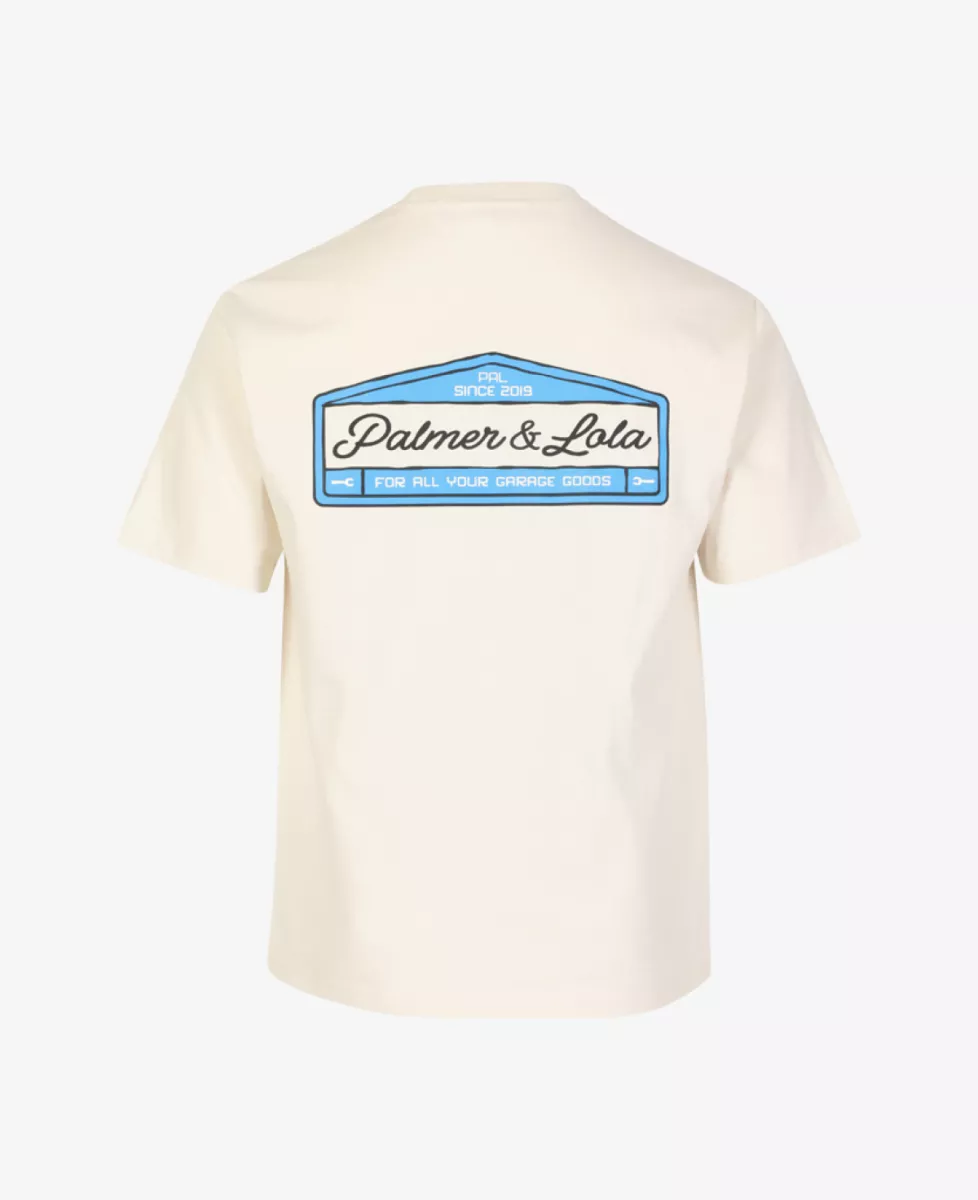 PAL Sporting Goods The Garage Goods T-shirt - Ecru 2 PAL Sporting Goods PAL Sporting Goods The Garage Goods T-shirt - Ecru