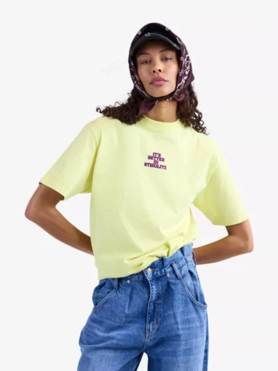 Stieglitz Stieglitz Tshirt km - Geel
