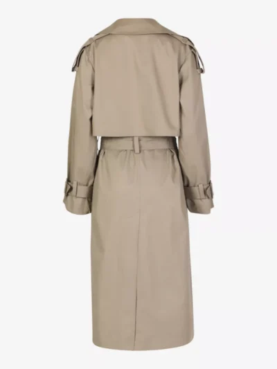 With Black With Black Trenchcoat - Taupe
