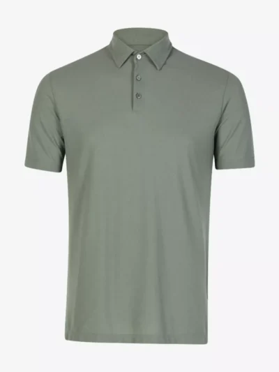 Zanone Zanone Ice Cotton Polo - Lichtgroen