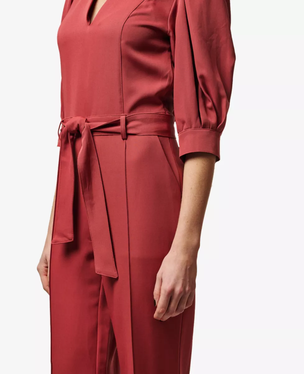 Aaiko Jumpsuit - Rood 4 Aaiko Aaiko Jumpsuit - Rood