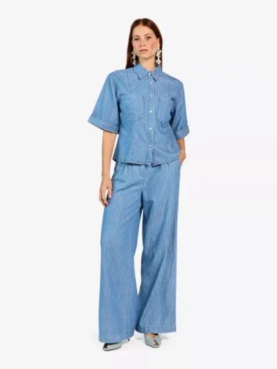 Aaiko Aaiko Pantalon - Middelblauw