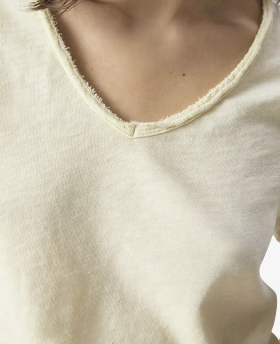 American Vintage Tshirt - VANILLE VINTAGE 5 American Vintage American Vintage Tshirt - VANILLE VINTAGE