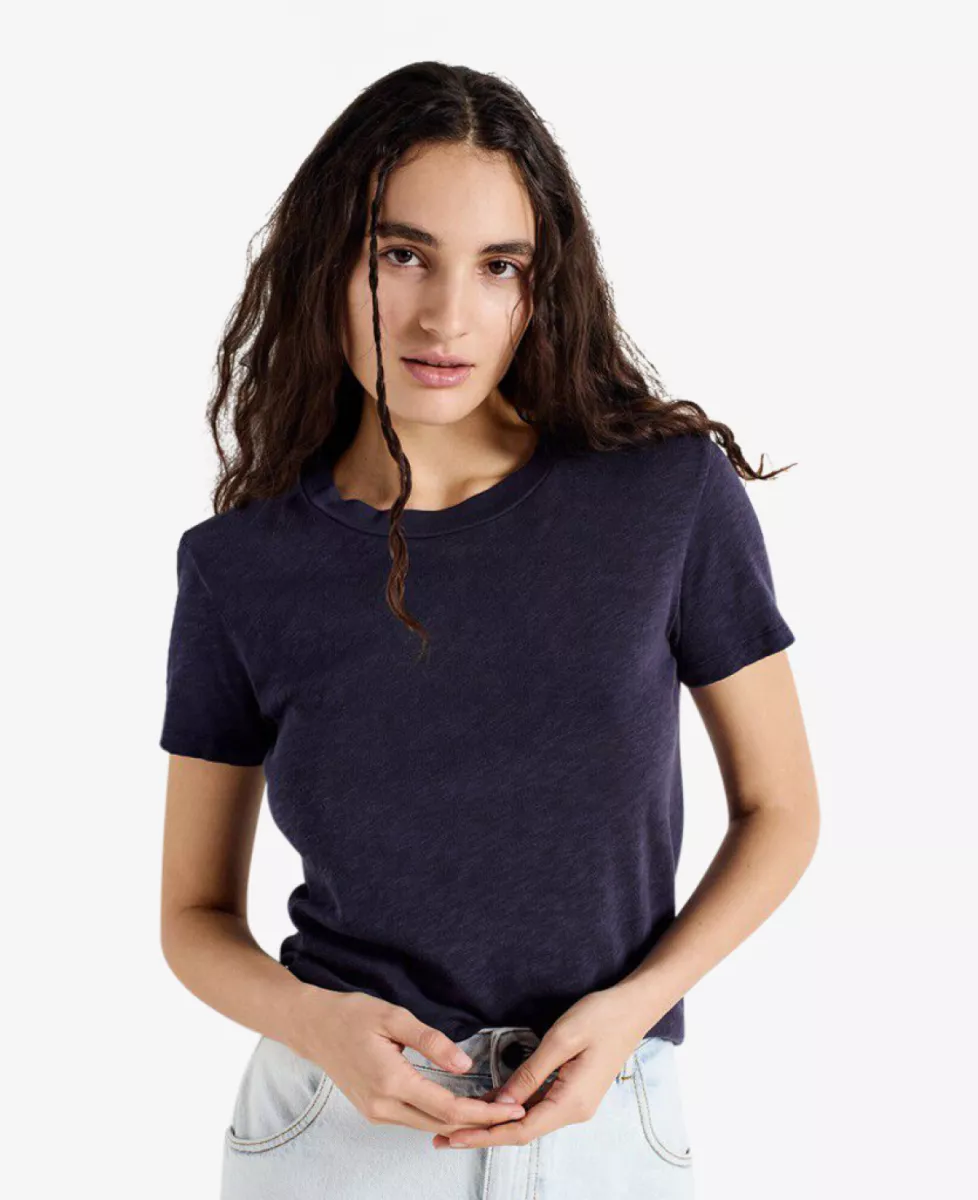 American Vintage Shirt km - Navy Blue Vintage 3 American Vintage American Vintage Shirt km - Navy Blue Vintage