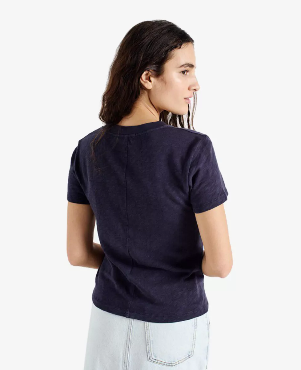 American Vintage Shirt km - Navy Blue Vintage 6 American Vintage American Vintage Shirt km - Navy Blue Vintage