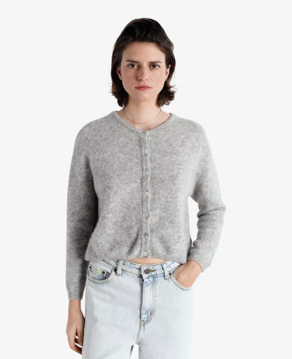 American Vintage Vest - Gris Clair Chine 3 American Vintage American Vintage Vest - Gris Clair Chine