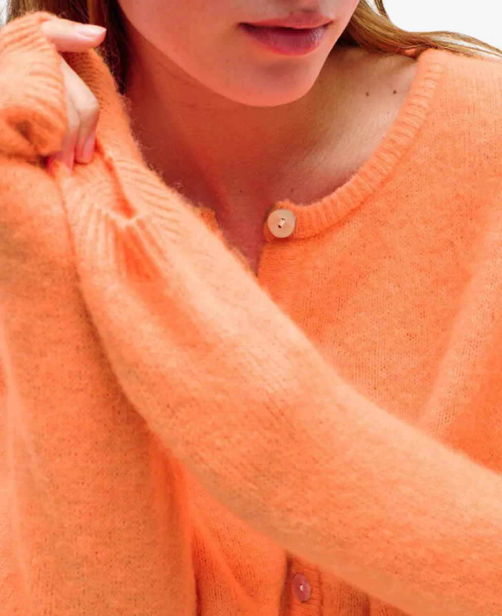 American Vintage Vest - Orangeade Fluo 4 American Vintage American Vintage Vest - Orangeade Fluo