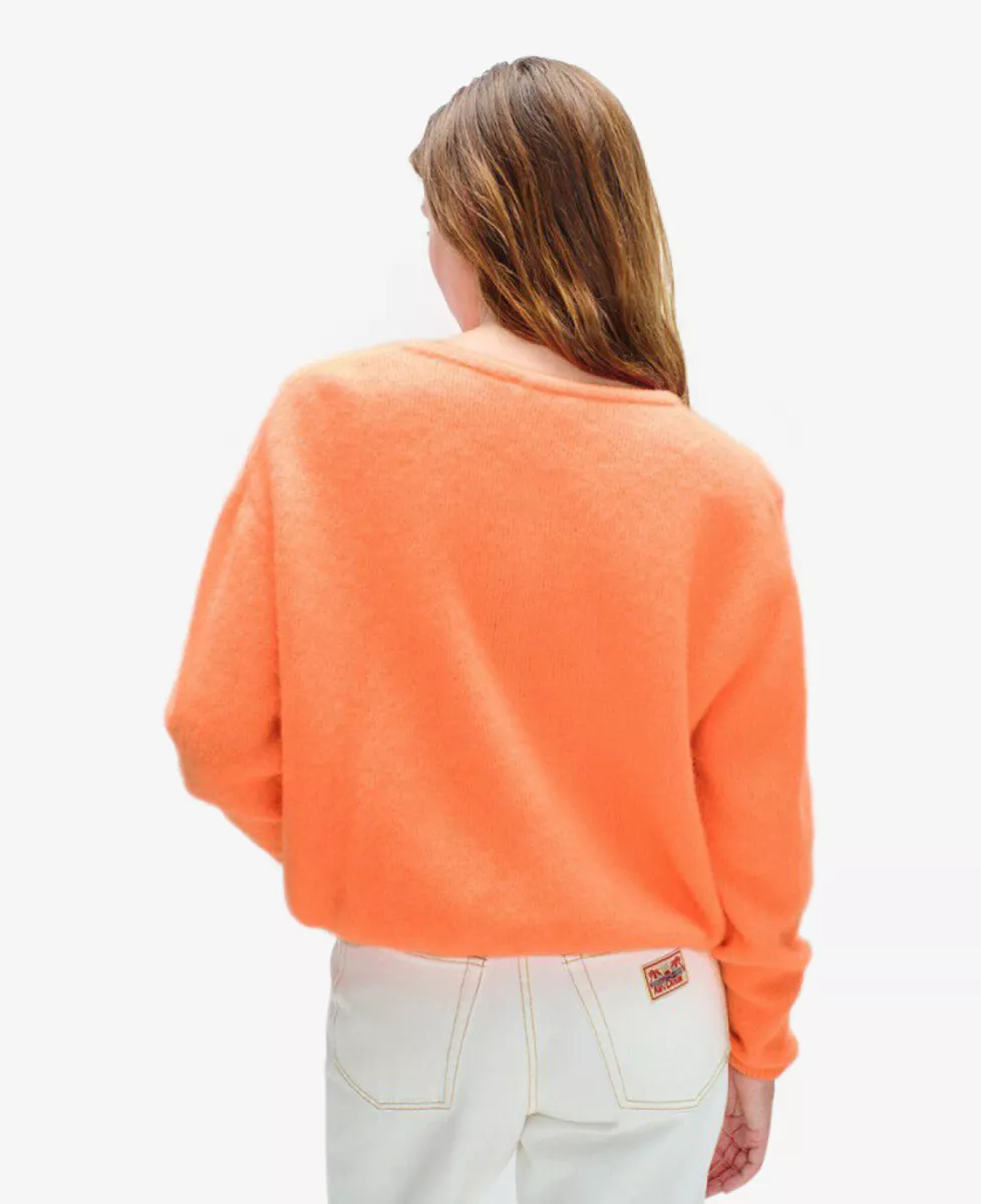 American Vintage Vest - Orangeade Fluo 5 American Vintage American Vintage Vest - Orangeade Fluo