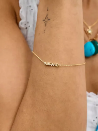 Anna + Nina Anna + Nina Armband - Gold Plated