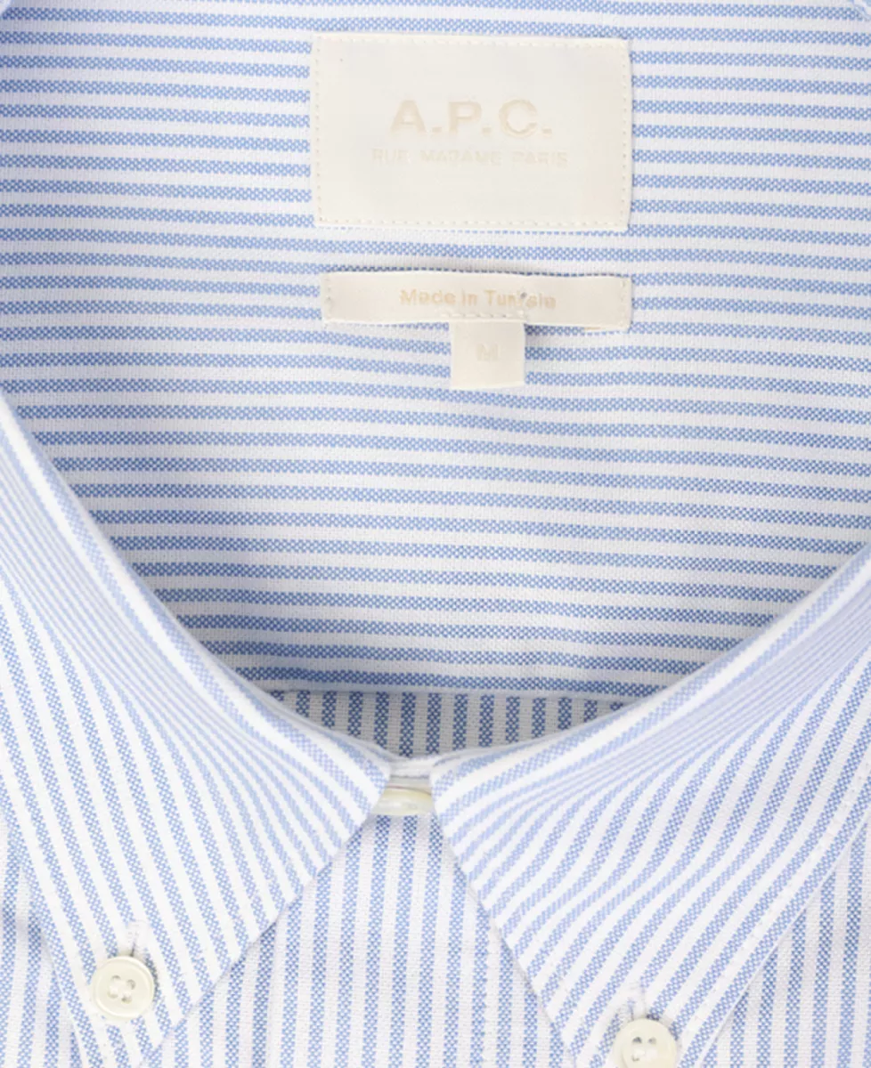 A.P.C. Chemise New Greg - Lichtblauw 3 A.P.C. A.P.C. Chemise New Greg - Lichtblauw