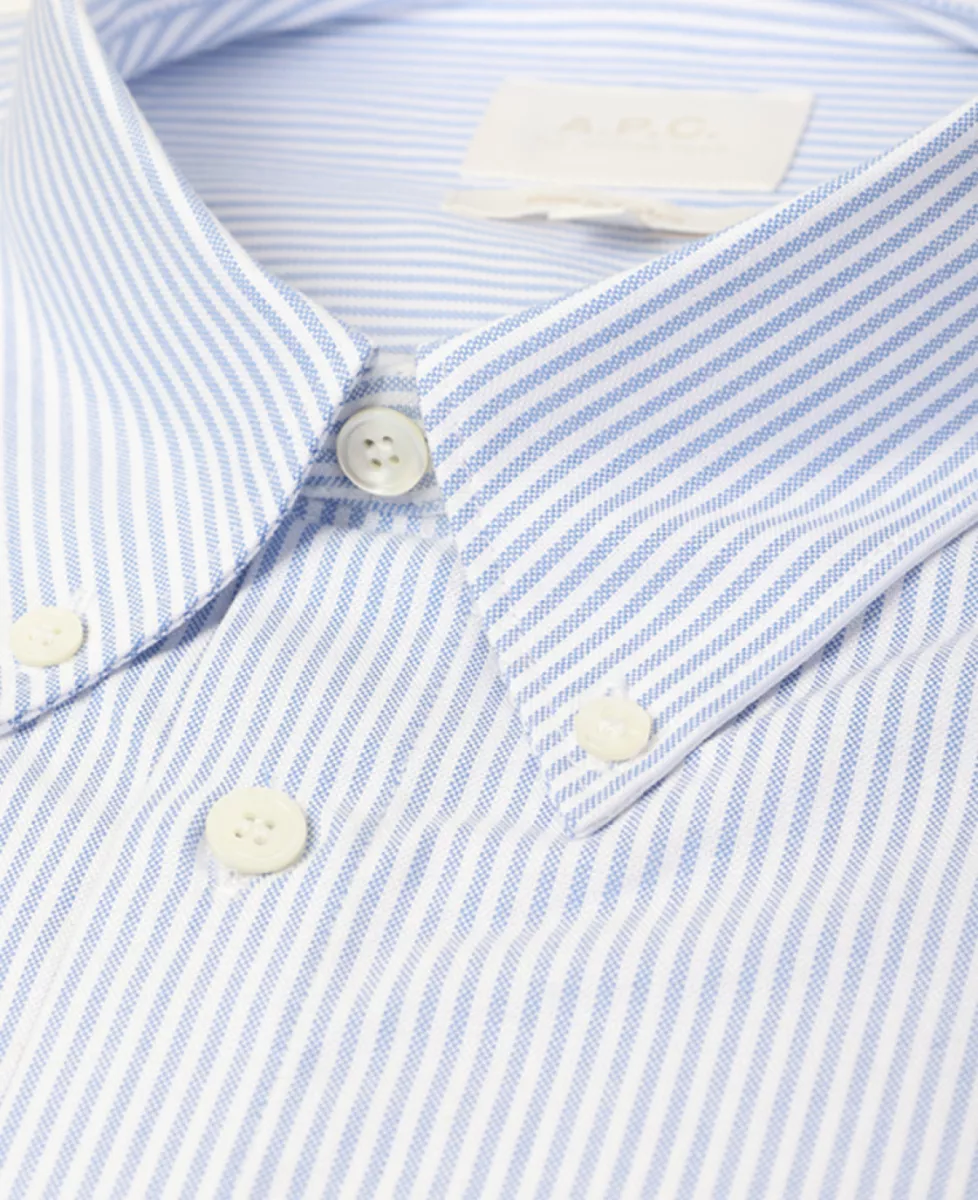 A.P.C. Chemise New Greg - Lichtblauw 4 A.P.C. A.P.C. Chemise New Greg - Lichtblauw