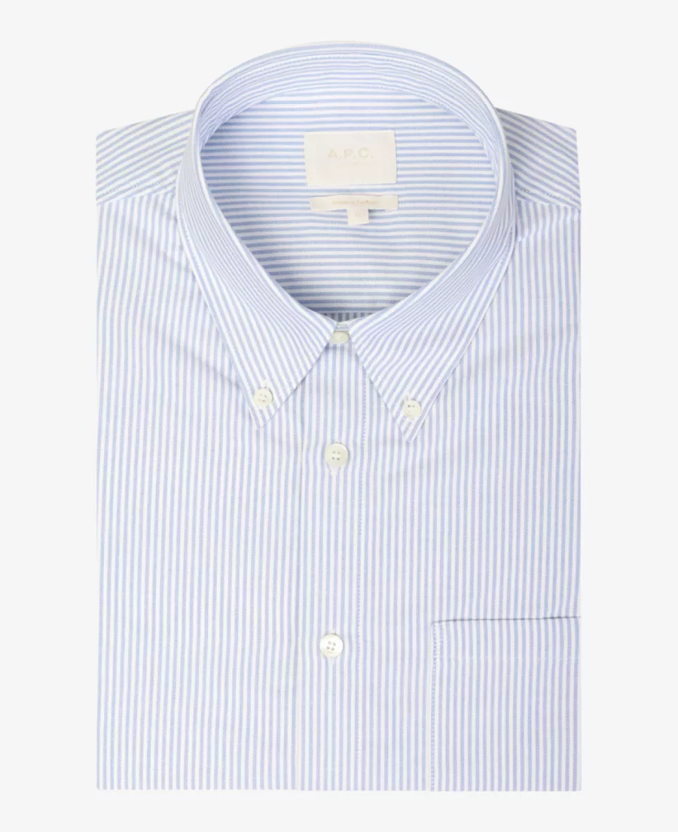 A.P.C. Chemise New Greg - Lichtblauw 1 A.P.C. A.P.C. Chemise New Greg - Lichtblauw