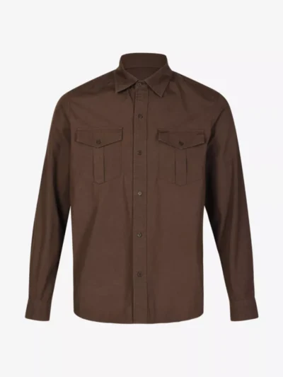 A.P.C. A.P.C. Chemise Warren - Donkerbruin