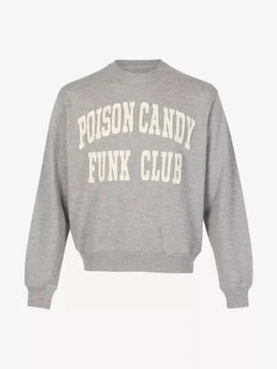 Applied Art Forms Applied Art Forms Poison Candy Crewneck Sweatshirt - Lichtgrijs