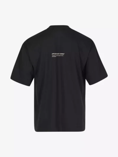 Applied Art Forms Applied Art Forms 93-G Front Graphic Oversized Tee - Zwart