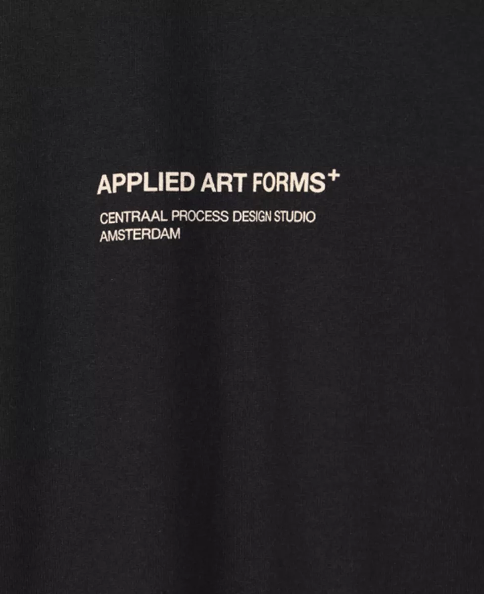 Applied Art Forms 93-G Front Graphic Oversized Tee - Zwart 4 Applied Art Forms Applied Art Forms 93-G Front Graphic Oversized Tee - Zwart