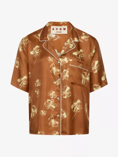 AVDW AVDW Blouse - Roestbruin