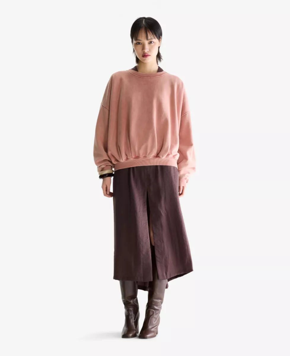 Bellerose Sweater - Roestbruin 2 Bellerose Bellerose Sweater - Roestbruin