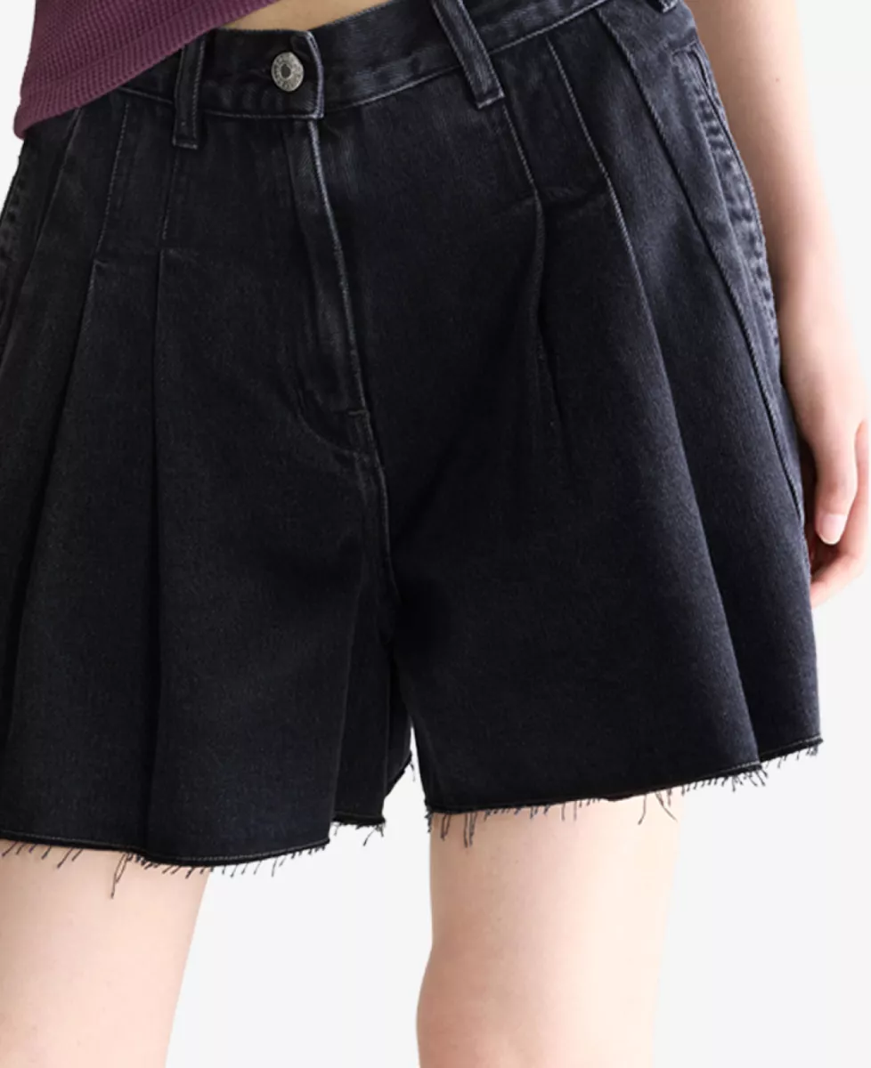 Bellerose Short - Zwart denim 4 Bellerose Bellerose Short - Zwart denim