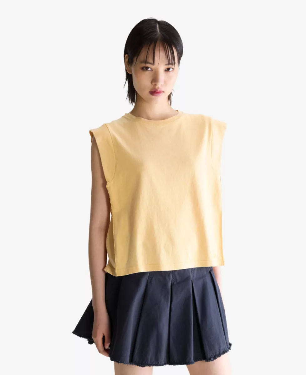 Bellerose Tshirt km - Geel 3 Bellerose Bellerose Tshirt km - Geel
