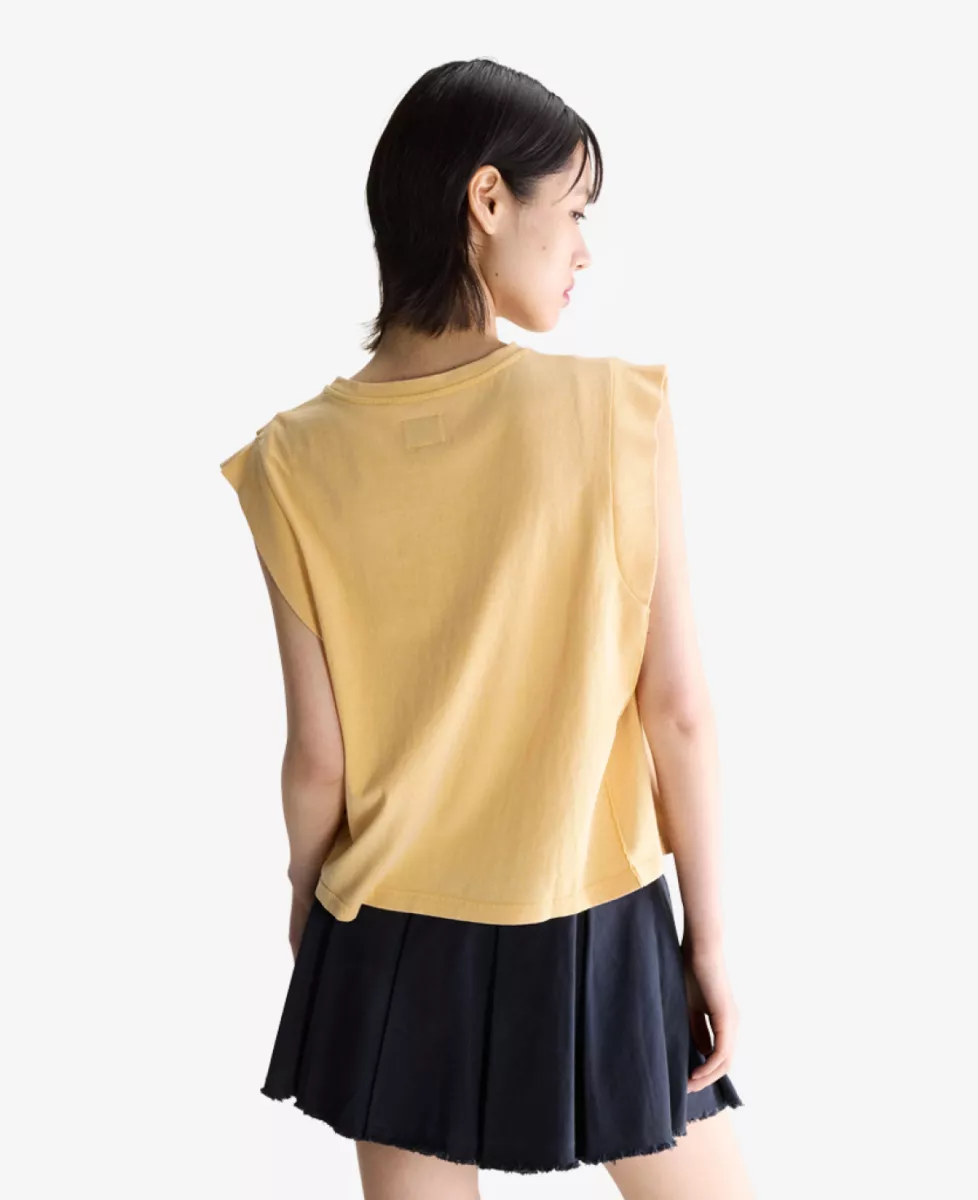 Bellerose Tshirt km - Geel 6 Bellerose Bellerose Tshirt km - Geel