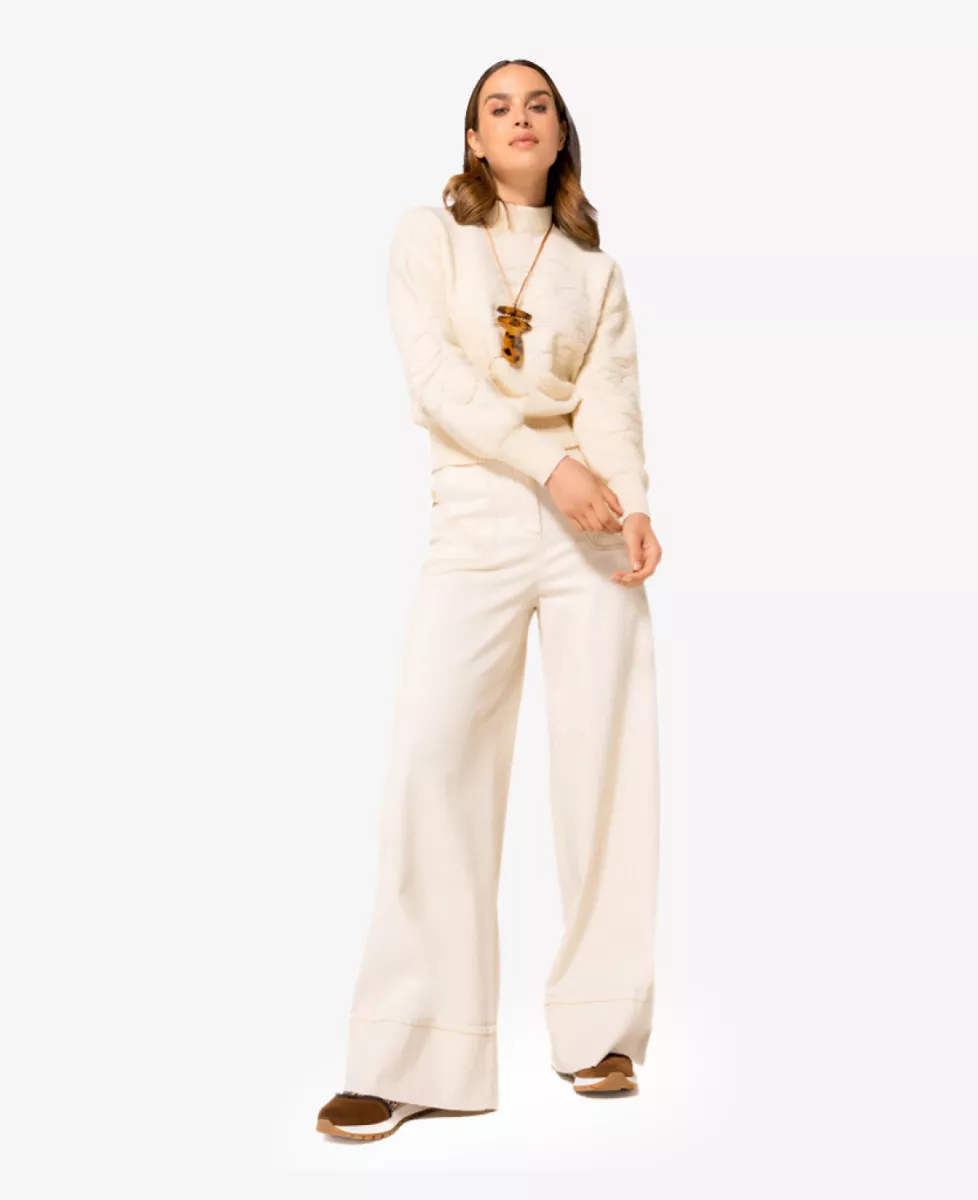 Caroline Biss Trui - Ecru 4 Caroline Biss Caroline Biss Trui - Ecru