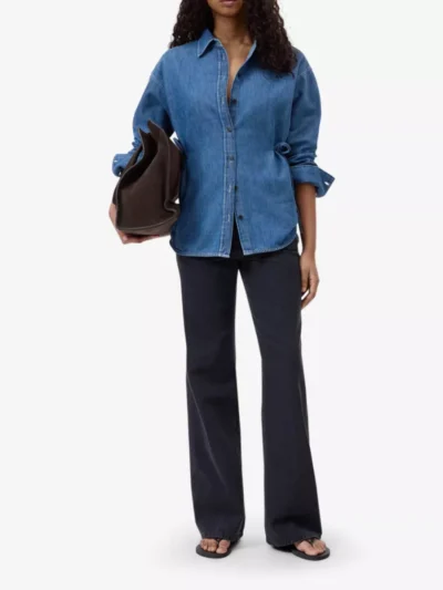 Closed Closed Blouse - Middelblauw