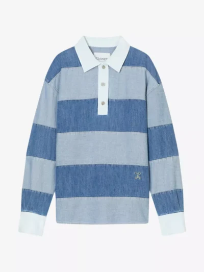Closed Closed Polo shirt - Lichtblauw