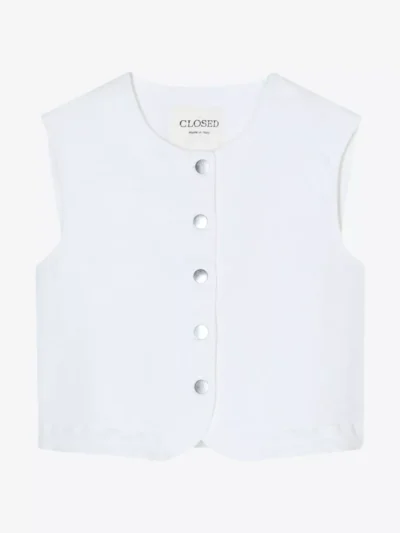 Closed Closed Gilet - Wit
