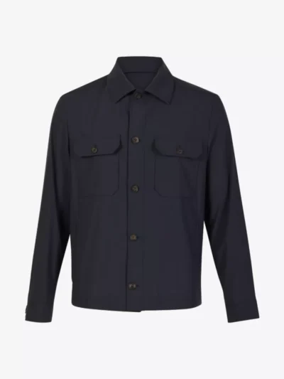 Corneliani Corneliani Overshirt - Blauw