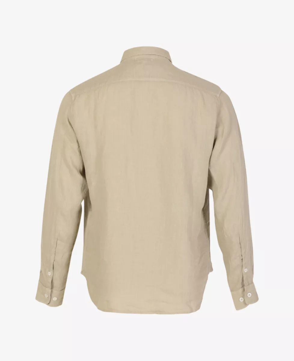 C.P. Company Linnen Shirt - Taupe 2 C.P. Company C.P. Company Linnen Shirt - Taupe