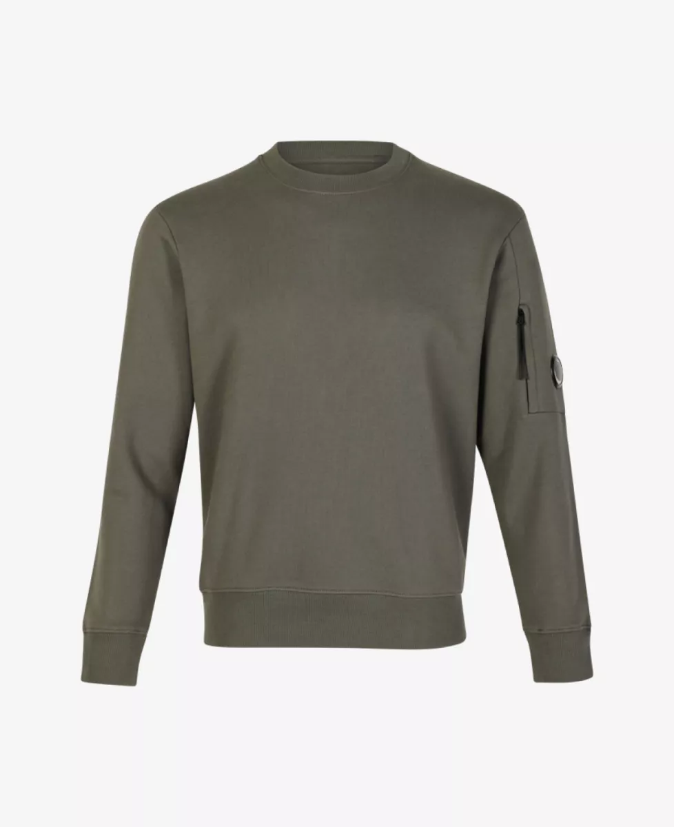 C.P. Company Sweater ronde hals - Donkergrijs 1 C.P. Company C.P. Company Sweater ronde hals - Donkergrijs